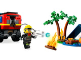 LEGO City 4x4 Fire Engine with Rescue Boat