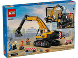 LEGO City Yellow Construction Excavator