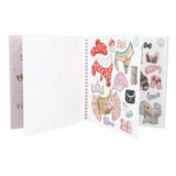 Create Your Topmodel Kitty Coloring Book