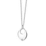 Buy Newbridge Silverware Dew Drop Petite Pendant with Clear Stone online - Salmons Gifts, Ballinasloe, Galway, Ireland