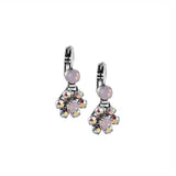 Buy Newbridge Silverware Floral Earrings with Rose Stone Settings online - Salmons Gifts, Ballinasloe, Galway, Ireland