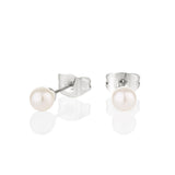 Buy Newbridge Silverware Silver Plated Pearl Earring 4mm online - Salmons Gifts, Ballinasloe, Galway, Ireland