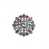 Buy Newbridge Silverware Vintage Brooch with Coloured Stones - Salmons Gifts, Ballinasloe, Galway, Ireland