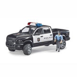 Bruder RAM 2500 police pick-up truck with police officer - Salmons Toy Store, Ballinasloe, Galway