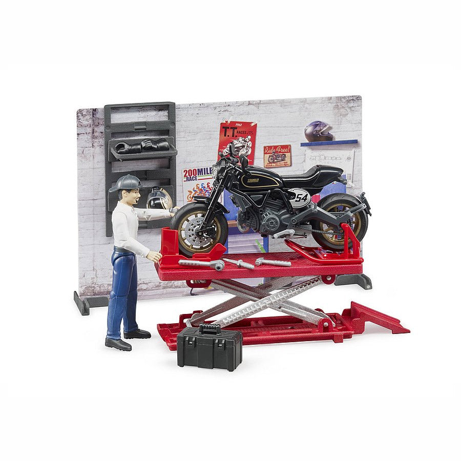 Bruder bworld Motorcycle service Salmons Toy Store, Ballinasloe