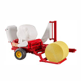 Bruder 2122 Bale Wrapper (with bales) - Salmons Toy Store, Ballinasloe, Galway