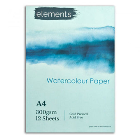 elements watercolour pad