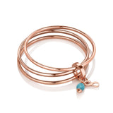 Triple Birthstone Bangle