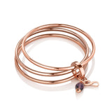 Triple Birthstone Bangle