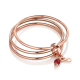 Triple Birthstone Bangle