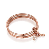 Triple Birthstone Bangle