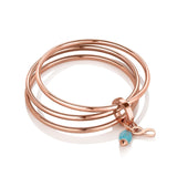 Triple Birthstone Bangle