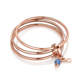 Triple Birthstone Bangle