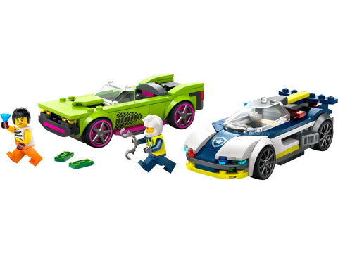 LEGO City Police Car and Muscle Car Chase 60415