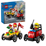 LEGO City Pizza Van Fire Truck 60458