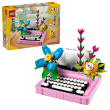 LEGO Creator Typewriter with Flowers