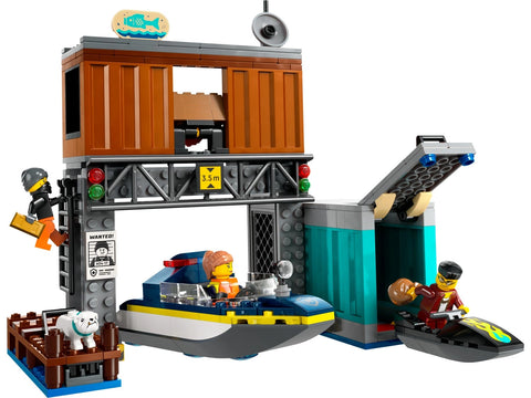 LEGO City Police Speedboat and Crooks Hideout