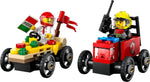 LEGO City Pizza Van Fire Truck 60458