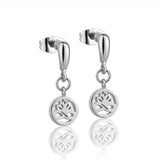 Buy Newbridge Silverware Silver Plated Lotus Stud Earrings online - Salmons Gifts, Ballinasloe, Galway, Ireland