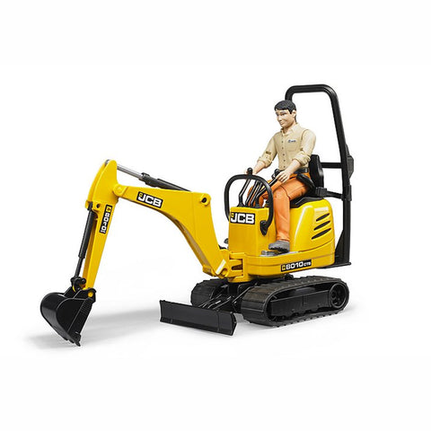 Bruder JCB Micro excavator 8010 CTS and man - Salmons Toy Store, Ballinasloe, Galway