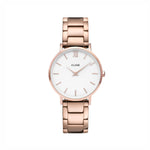 Buy Cluse Minuit Steel White, Rose Gold Colour watch online - Salmons Gifts, Ballinasloe, Galway, Ireland