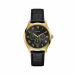 Buy Guess Gents gold watch with black dial - W1130G2 online - Salmons Gifts, Ballinasloe, Galway, Ireland