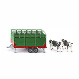 Siku Livestock Trailer with 2 Holstein Cows - 2875 - Salmons Toy Store, Ballinasloe, Galway