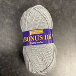 hayfield bonus double knitting in silver grey